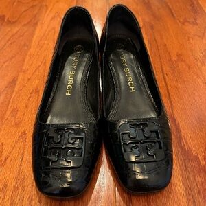 Tory Burch Georgia Pump Black Leather Women’s Size 9